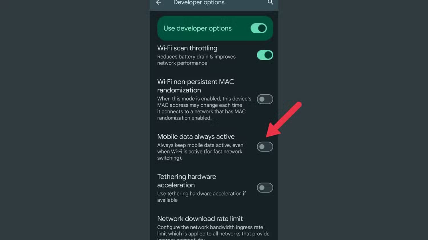 mobile-data-always-active-step-3-1 10 إعدادات على أندرويد يجب تعطيلها دائمًا لحماية الخصوصية وتحسين الأداء