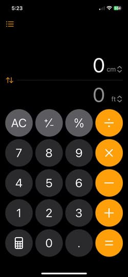 new-calculator-app-unit-converter-iphone 5 تطبيقات لن أُثقل بها هاتفي iPhone أبدًا لأسباب مهمة