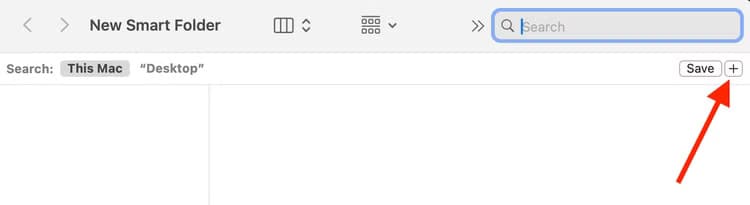 new-smart-folder-button-in-finder-on-mac أفضل المجلدات الذكية في Finder لتحسين تنظيم ملفاتك