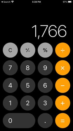 old-calculator-app-calculation-iphone 5 تطبيقات لن أُثقل بها هاتفي iPhone أبدًا لأسباب مهمة