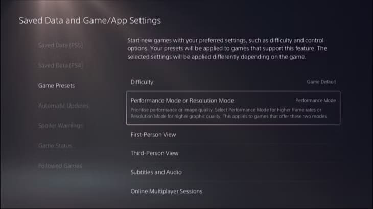 ps5_game_presets كيف تحررت من القلق بشأن مواصفات الأجهزة وبدأت في الاستمتاع باللعبة