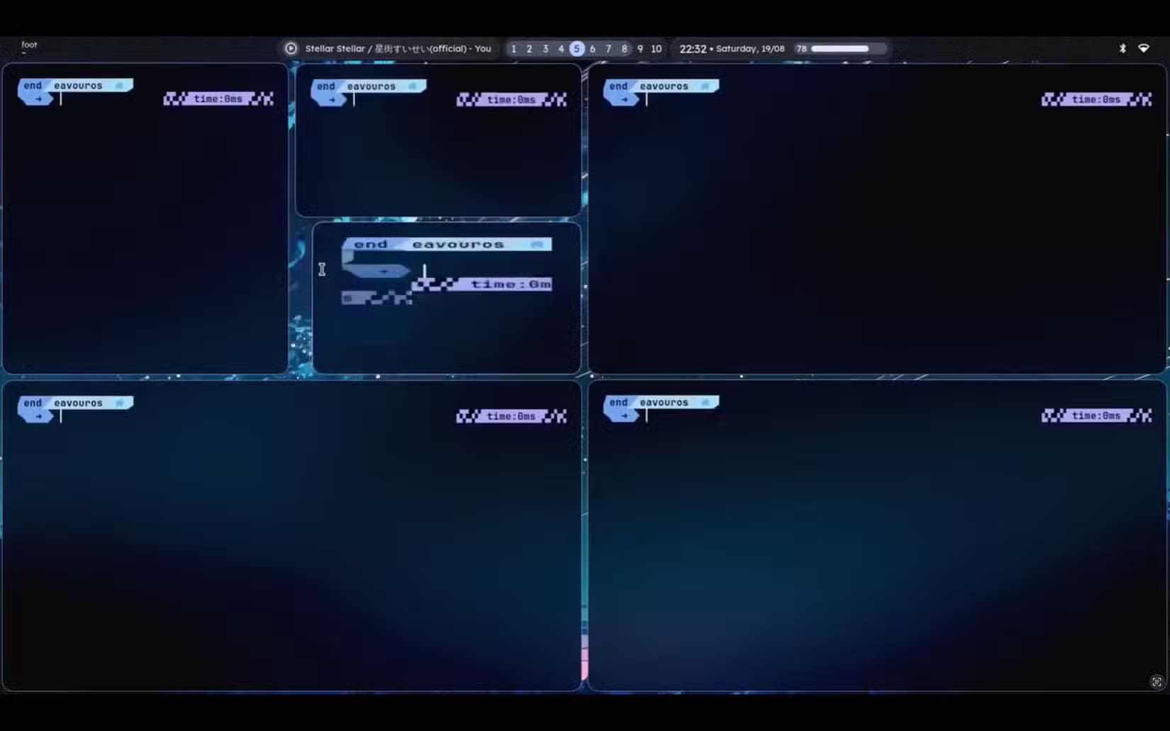 screenshot-of-hyprland-window-manager كيف يمكن لمدير النوافذ المتجانبة في Linux تحسين تجربتك؟ إليك 5 طرق لتجربته