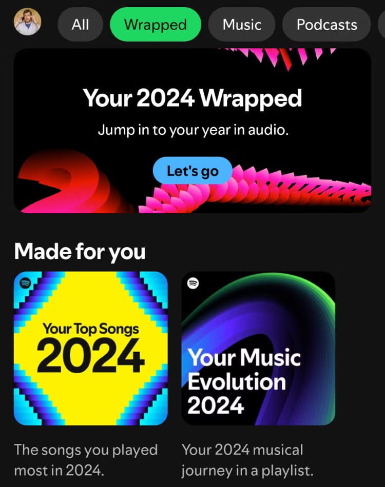 screenshot_20241204-083449 دليل العثور على Spotify Wrapped 2024 ومشاركته بسهولة