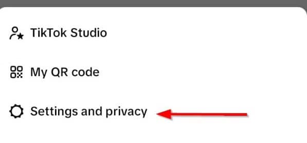 settings-and-privacy-tiktok طريقة حفظ مقاطع فيديو TikTok لمشاهدتها دون إنترنت