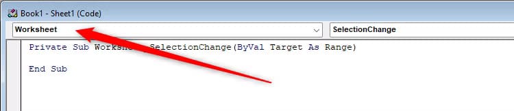 the-worksheet-option-in-excel-s-vba-window طرق تعديل عرض الأعمدة في Excel ليتناسب مع البيانات تلقائيًا