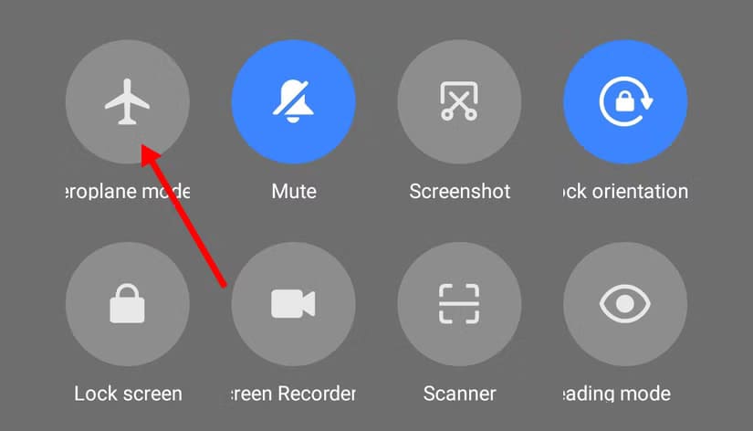 turn-off-airplane-mode-android حل مشكلة Sim Not Provisioned على هواتف Android بخطوات بسيطة