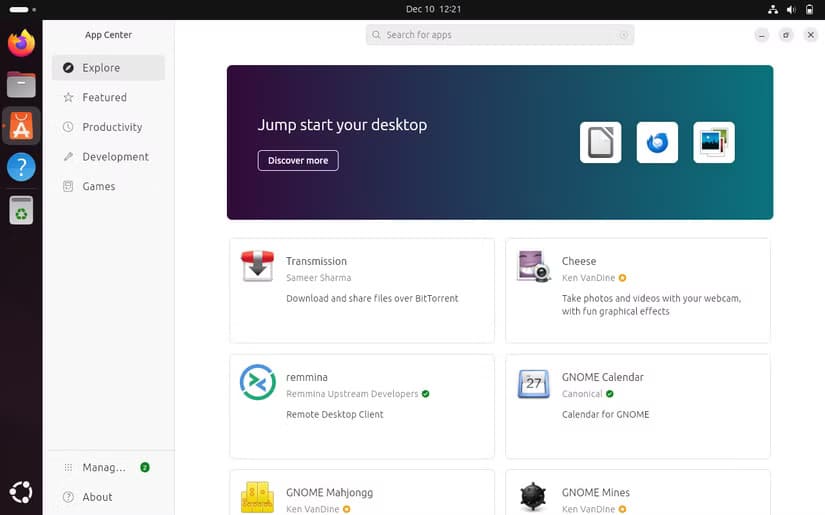 ubuntu-software-manager Linux Mint وUbuntu مقارنة تكشف الفروق الرئيسية