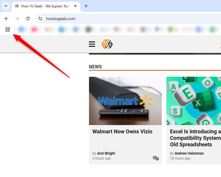 vizio خطوات سهلة لتعطيل ميزة مجموعات علامات التبويب في Chrome