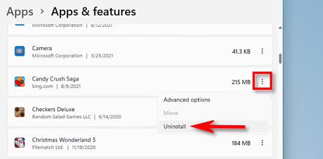 win11_settings_uninstall علامات تدل على إصابة جهاز الكمبيوتر بنظام Windows ببرامج ضارة