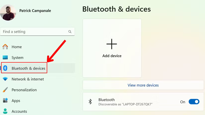 windows-11-bluetooth-settings-2 طريقة استخدام سماعات AirPods مع أجهزة Windows بسهولة