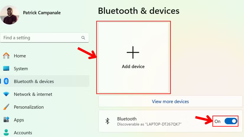 windows-11-bluetooth-settings-turn-on-bluetooth-1 طريقة استخدام سماعات AirPods مع أجهزة Windows بسهولة