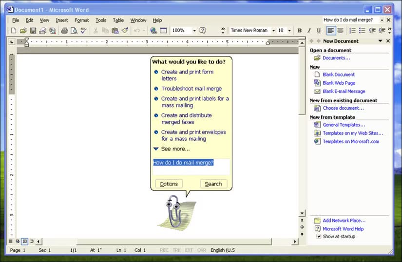 word-clippy-example لماذا يستحق Clippy إعادة النظر كمساعد Office مميز