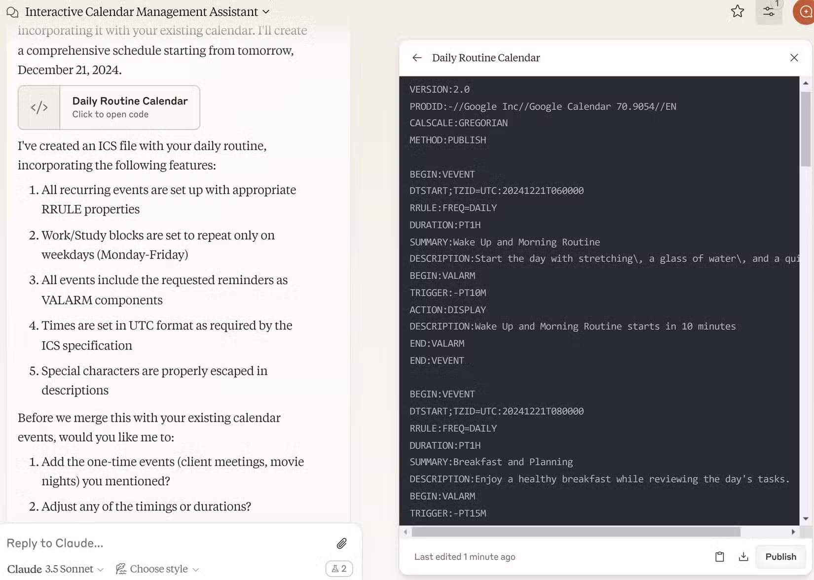 5-claude-creates-an-ics-file-based-on-preferred-routine كيف يساعدني Claude في إدارة تقويمي (ولكن ChatGPT تعثر!)