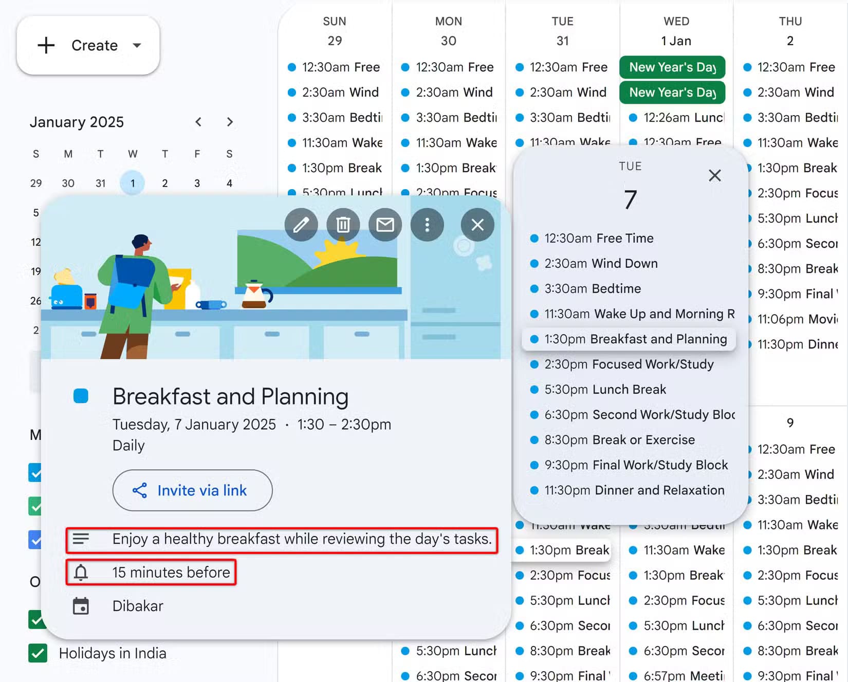 8-google-calendar-populate-with-rich-events-1 كيف يساعدني Claude في إدارة تقويمي (ولكن ChatGPT تعثر!)