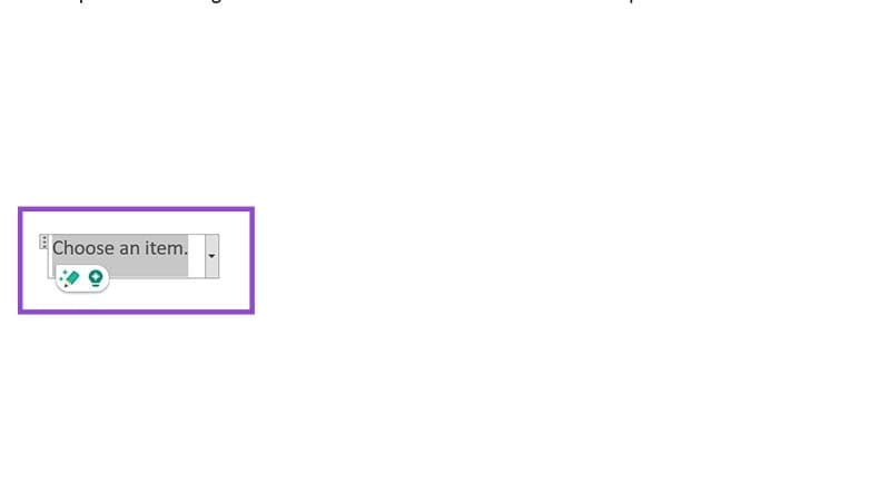 How-to-Add-a-Drop-Down-List-in-Word-5 خطوات سهلة لإنشاء قائمة منسدلة في Word