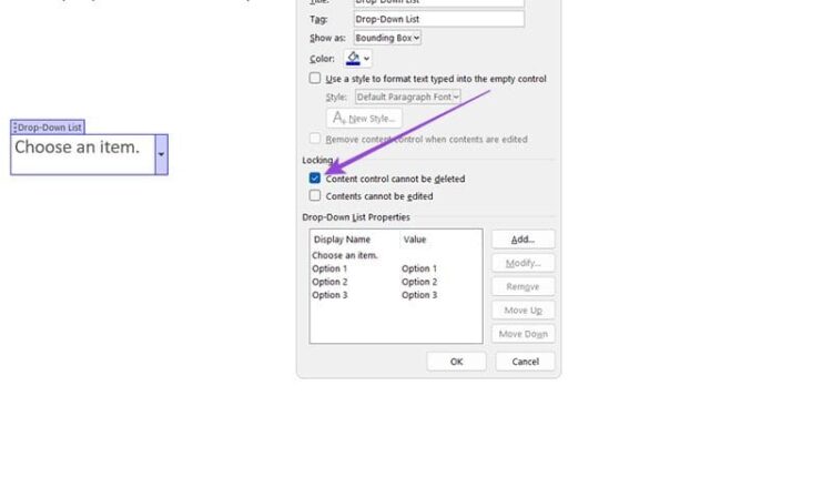 Étapes faciles pour créer une liste déroulante dans Word | La meilleure ...