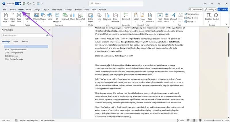 How-to-Add-and-Remove-Page-Breaks-in-Microsoft-Word-2 إضافة وحذف فواصل الصفحات في Microsoft Word بسهولة