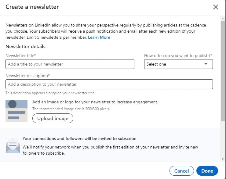 How-to-Create-Newsletters-Using-LinkedIns-Creator-Tools-5 خطوات إنشاء نشرة إخبارية احترافية باستخدام أدوات LinkedIn