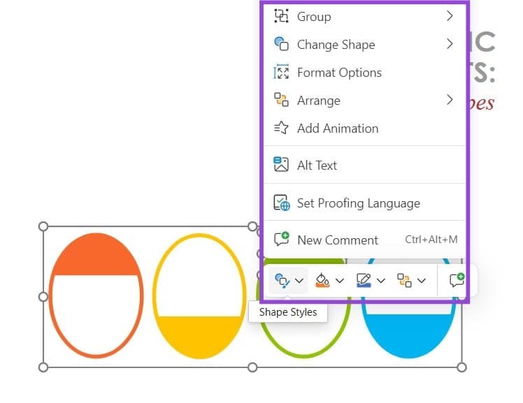 How-to-Group-and-Ungroup-Objects-in-PowerPoint-8 كيف تجمع وتفصل الكائنات بسهولة في PowerPoint لتحسين تصميم العروض