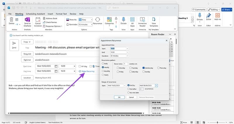 How-to-Schedule-Meetings-Using-Outlook-8 أسهل طريقة لتنظيم الاجتماعات باستخدام Outlook