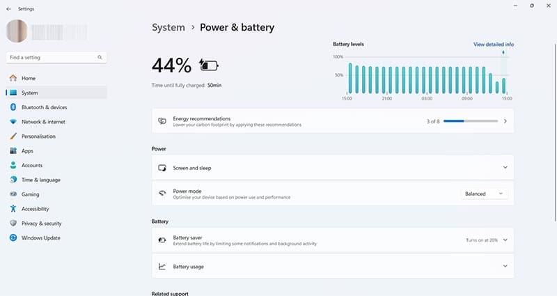 How-to-Show-Battery-Percentage-on-Laptop-5 خطوات سهلة لعرض نسبة البطارية على جهاز Windows 11