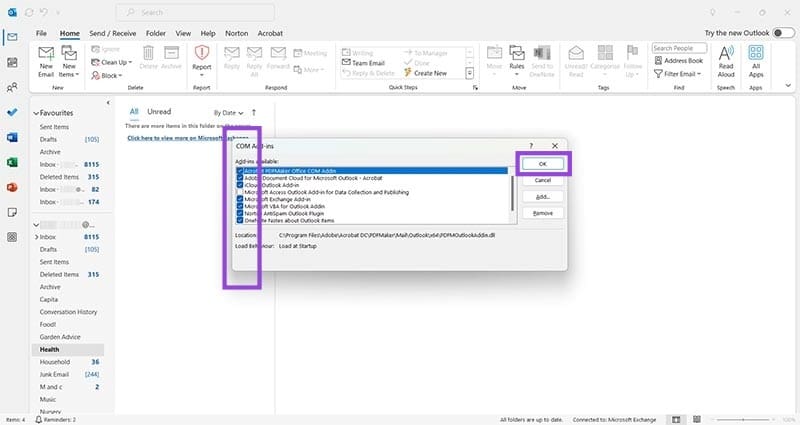 Outlook-Crashes-at-Startup-6 كيفية إصلاح تعطل برنامج Outlook عند بدء التشغيل