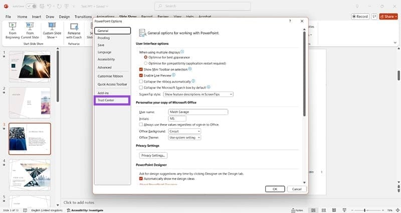 Steps-for-Creating-Action-Buttons-in-Microsoft-PowerPoint-8 كيفية إنشاء أزرار الإجراءات في Microsoft PowerPoint