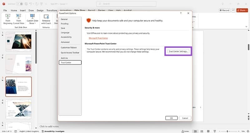 Steps-for-Creating-Action-Buttons-in-Microsoft-PowerPoint-9 كيفية إنشاء أزرار الإجراءات في Microsoft PowerPoint