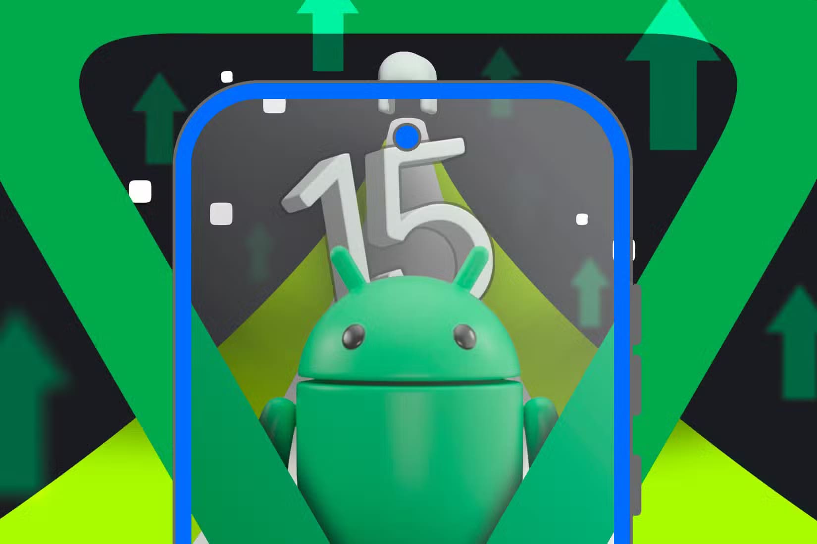 android-15-logo-with-an-illustration-of-a-smartphone-featuring-the-bugdroid اكتشف العيوب الخفية في أجهزة Chromebook التي قد تفاجئك