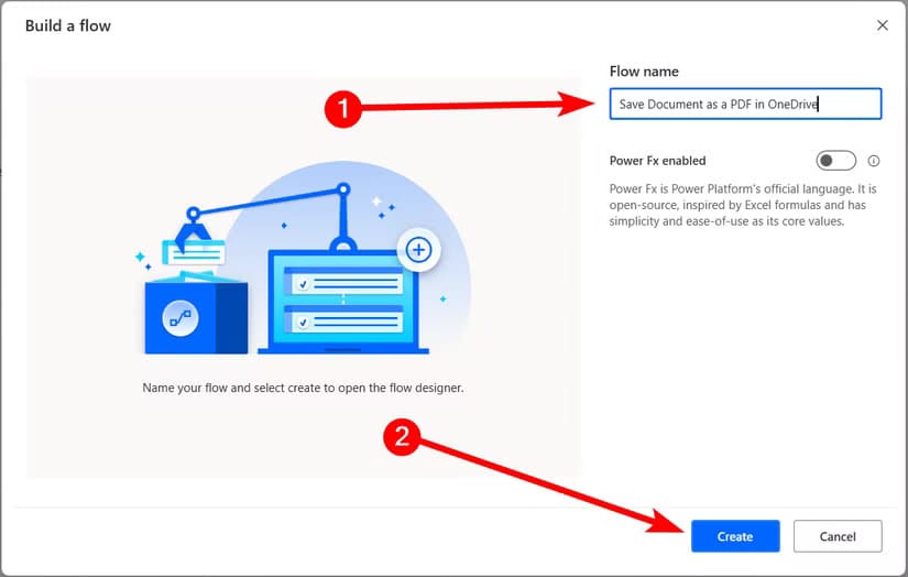 create-new-flow-power-automate-windows كيفية أتمتة المهام المتكررة باستخدام Power Automate لسطح المكتب
