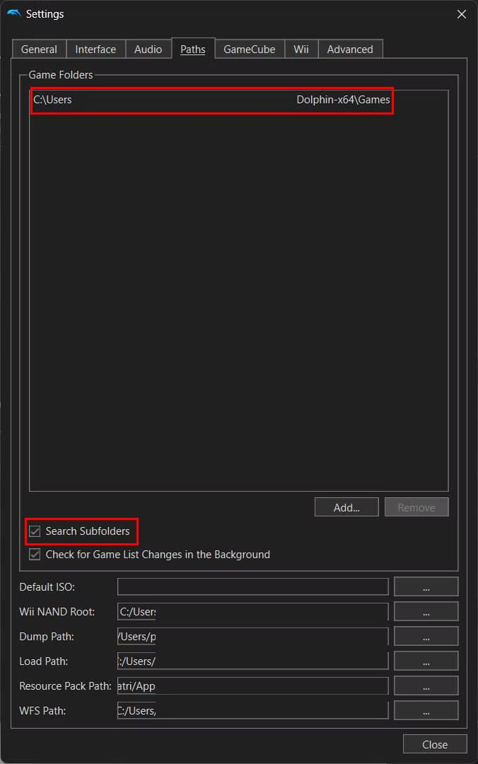 dolphin-emulator-showing-games-directory-2 كيفية إعداد محاكي Dolphin لتشغيل ألعاب Wii وGameCube على Windows بسهولة