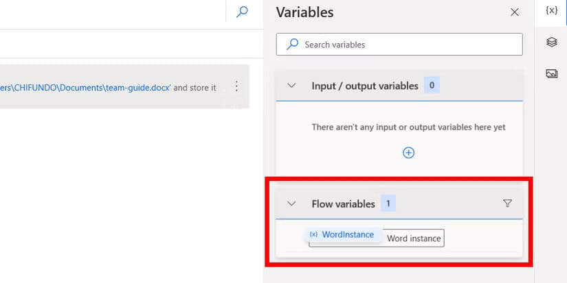 flow-variable-power-automate-windows كيفية أتمتة المهام المتكررة باستخدام Power Automate لسطح المكتب