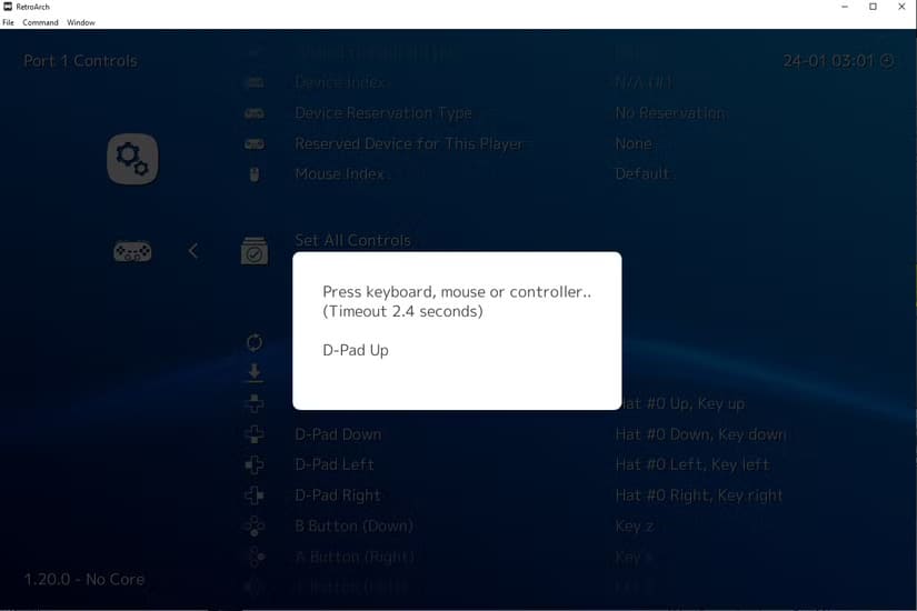 setting-controls دليل شامل لإعداد واستخدام RetroArch لتشغيل ألعاب الكلاسيكية على جميع الأجهزة