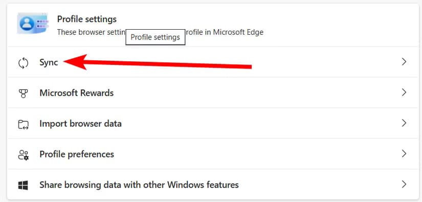 sync-option-settings-edge أفضل طرق لمزامنة متصفحك عبر جميع أجهزتك