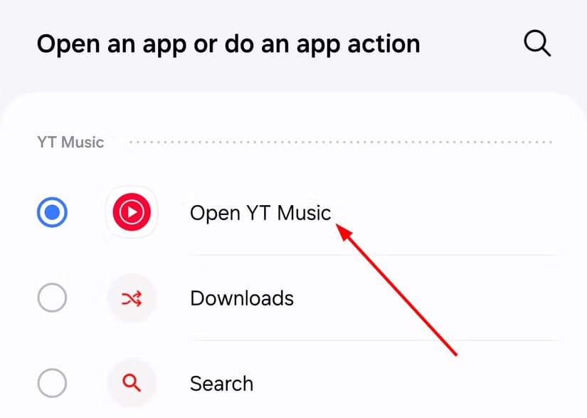open-youtube-music-in-then-section-samsung-routine تشغيل تطبيق الموسيقى تلقائيًا عند الاتصال بالبلوتوث على هواتف سامسونج