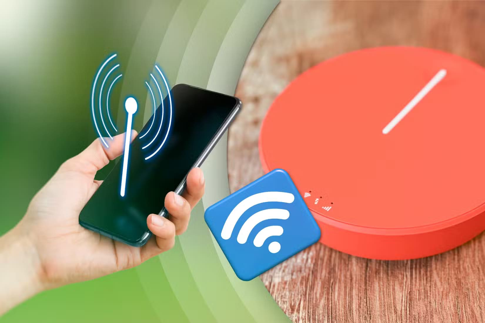 person-holding-a-phone-with-a-hotspot-icon-and-next-to-it-a-phone-on-a-desk-connected-to-a-wi-fi-symbol-1 كيف تختار أفضل شركة اتصالات خلوية دون الوقوع في الأخطاء الشائعة