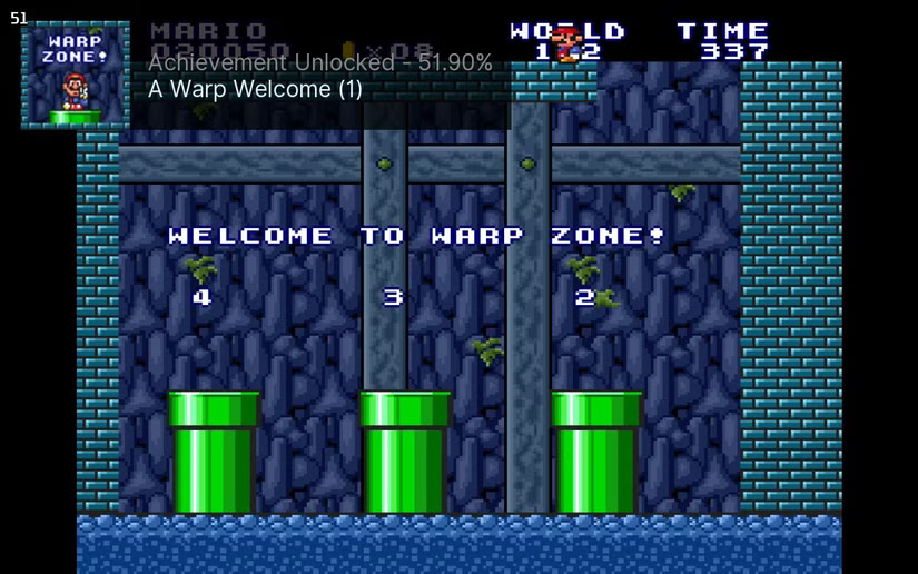 super-mario-all-stars-achievement-unlocked طريقة سهلة لإضافة الإنجازات إلى RetroArch ومحاكيات الألعاب الأخرى