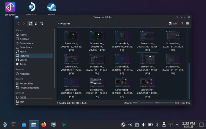 the-steamos-pictures-folder دليل شامل لالتقاط وإدارة لقطات الشاشة على Steam Deck بسهولة