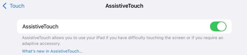 using-virtual-trackpad-on-an-ipad-1 كيفية تفعيل واستخدام لوحة التتبع الافتراضية على iPad لتحسين تجربة الكتابة