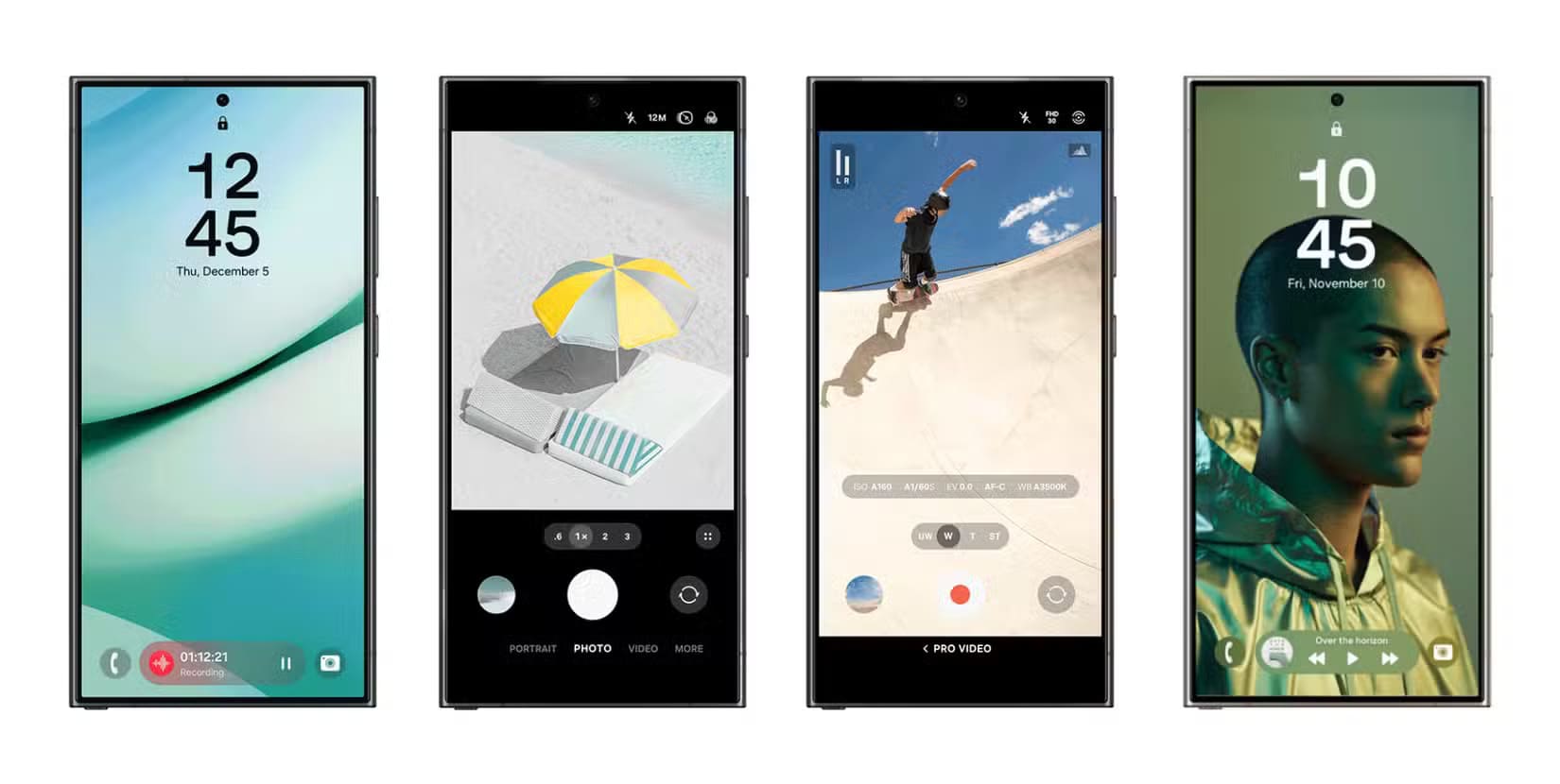 various-screens-on-the-galaxy-s25 أسباب اختياري الانتقال من هاتف Pixel إلى Galaxy S25
