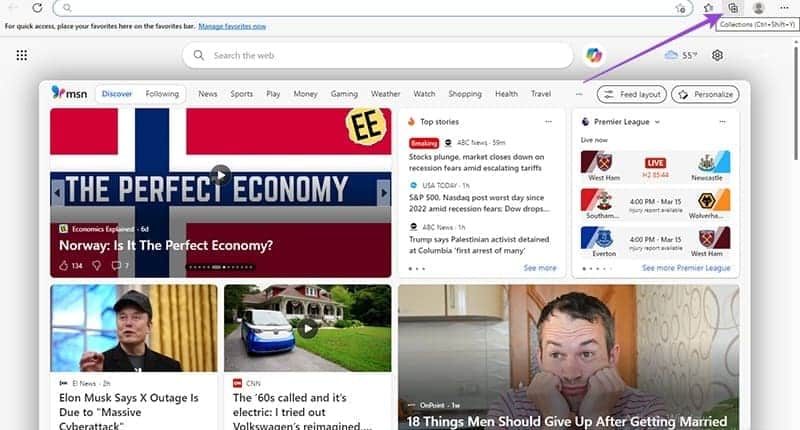 How-to-Use-Collections-in-Microsoft-Edge-1 تنظيم الصفحات بسهولة مع ميزة المجموعات في Microsoft Edge