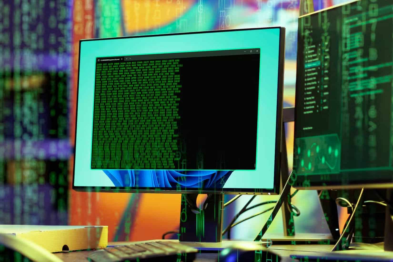 a-screen-with-the-windows-terminal-and-some-codes مفهوم Vibe Coding وأسباب اعتباره مخاطرة للمطورين