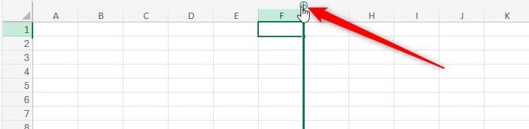 an-excel-for-the-web-worksheet-with-a-plus-symbol-in-the-column-header-highlighted ميزات جديدة في Excel للويب تجعل العمل على الجداول أسهل من أي وقت مضى