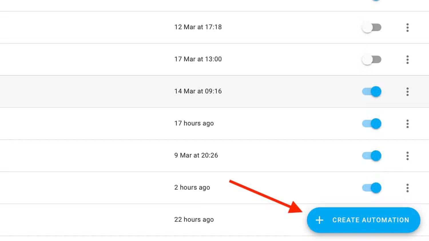 create-automation-button-in-home-assistant تحديد هوية الطارقين تلقائيًا باستخدام الذكاء الاصطناعي في Home Assistant
