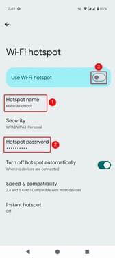 1-configure-android-hotspot طريقة سريعة لمشاركة إنترنت هاتف Android باستخدام رمز QR