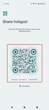 4-android-hotspot-qr-code طريقة سريعة لمشاركة إنترنت هاتف Android باستخدام رمز QR