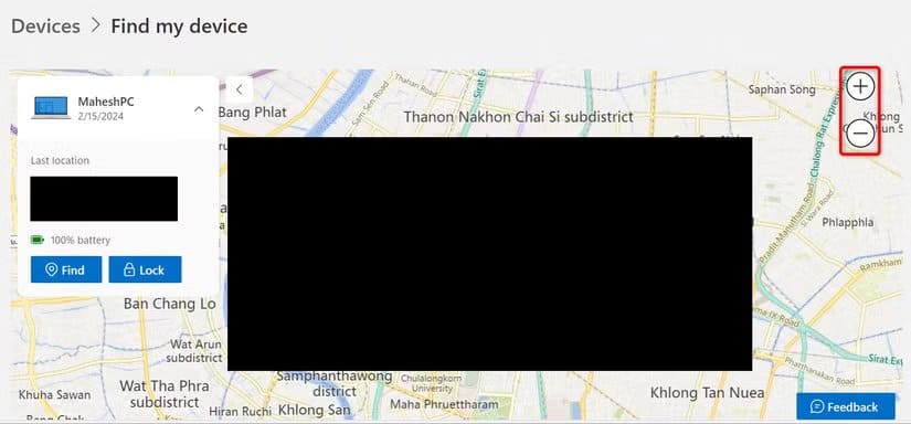 5-view-device-location طرق فعالة لحماية الكمبيوتر المحمول من السرقة والمخاطر أثناء السفر