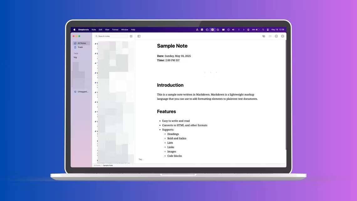 7-reasons-i-use-simplenote-over-apple-notes-on-my-iphone-and-mac أفضل بديل لتطبيق Apple Notes ولماذا يجعله الخيار الأفضل للمستخدمين