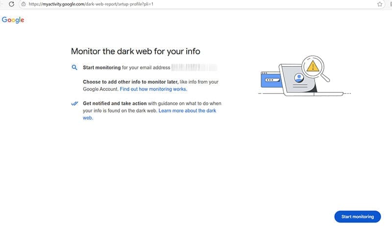 Check-if-Your-Data-Was-Leaked-Using-Google-Dark-Web-Report-3 اكتشف إذا تم تسريب بياناتك مع تقرير Google Dark Web