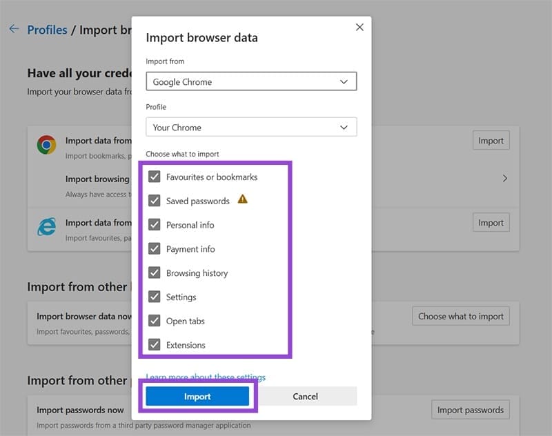 How-to-Import-Passwords-Into-Edge-From-Other-Browsers-3 انقل كلمات المرور إلى Microsoft Edge بدون فقدان أي بيانات
